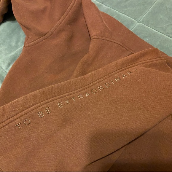 Oner Active classic lounge brown hoodie/sweatshirt. Size S - Picture 5 of 6